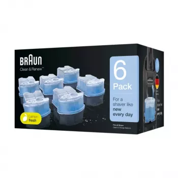 Cleaning cartridge Braun CCR6 Blue 6 pcs