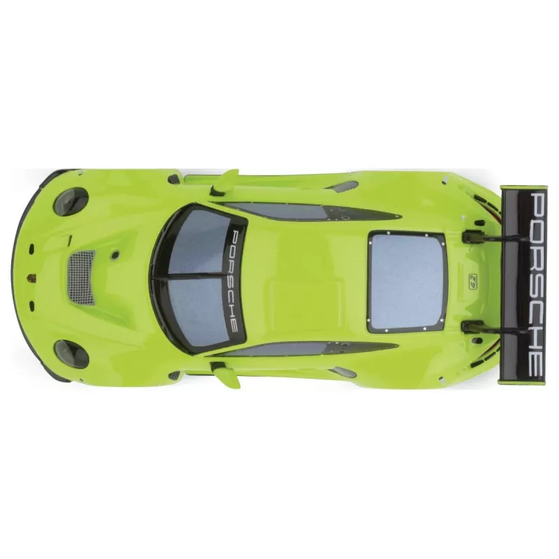 Sports car model Carrera Porsche 911 GT3 R Acid Green 8 years