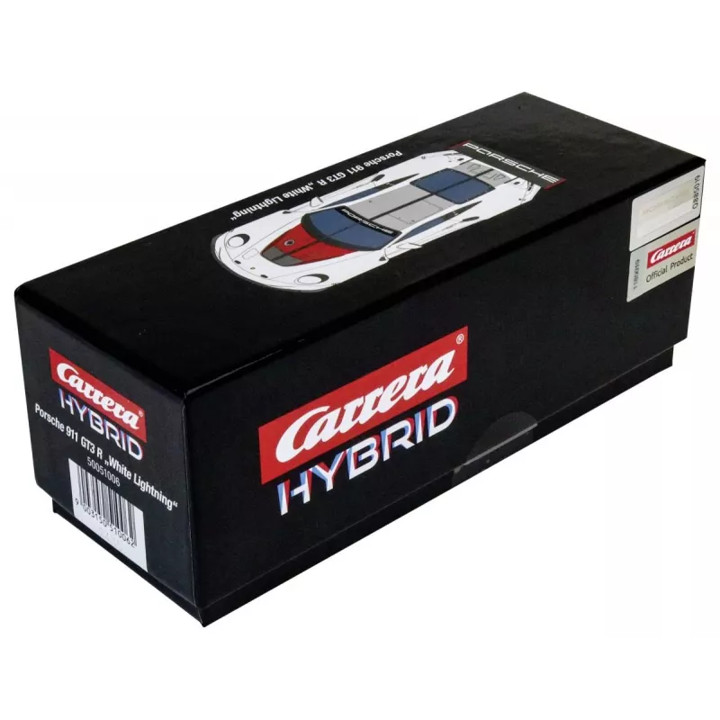 Sports car model Carrera Porsche 911 GT3 R White Lightning 8 years