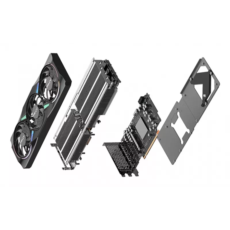 PNY GeForce RTX 5070 Ti 16GB ARGB Overclocked Triple Fan - 16GB GDDR7 - DisplayPort 2.1b / HDMI 2.1b
