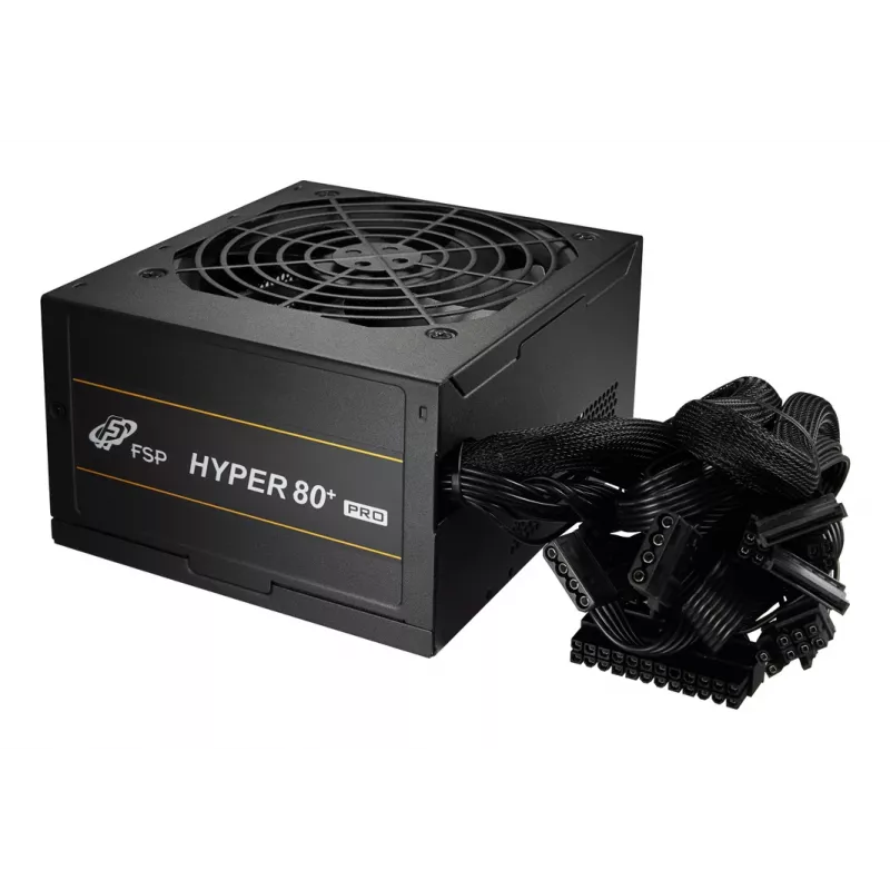 FSP HYPER 80+ PRO 550W Power supply unit ATX ATX3.1 Black, 550 W, 200 - 240 V, 4.5 A, Active, 85 W, 549.6 W