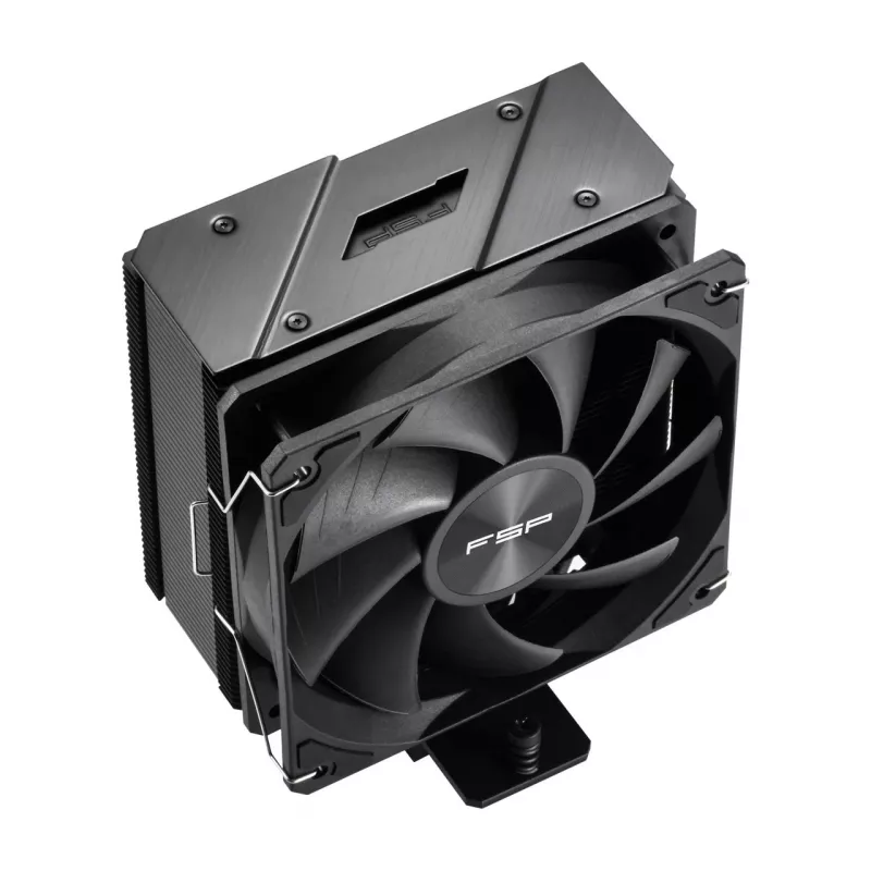 FSP NP5-B Processor Cooler Air 120 mm Black, Air cooler, 12 cm, 800 RPM, 1600 RPM, Black