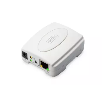DIGITUS USB Print Server, 1-Port 1x RJ45, 1x USB A, USB 2.0 For all common O/S