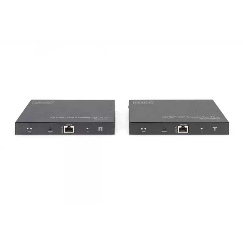 DIGITUS HDMI 2.0 HDMI KVM Extender Set - 70m USB 1.1, touch panel support