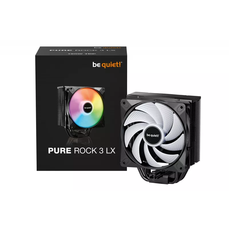 be quiet! Pure Rock 3 LX Processor Air cooler 12 cm Black 1 pc(s)