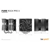 be quiet! Pure Rock Pro 3 Processor Air cooler 12 cm Silver 1 pc(s)