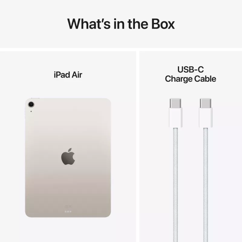 APPLE iPad Air (2025) - M3 - 11in - 7th Gen - Wi-Fi - 128GB - Starlight
