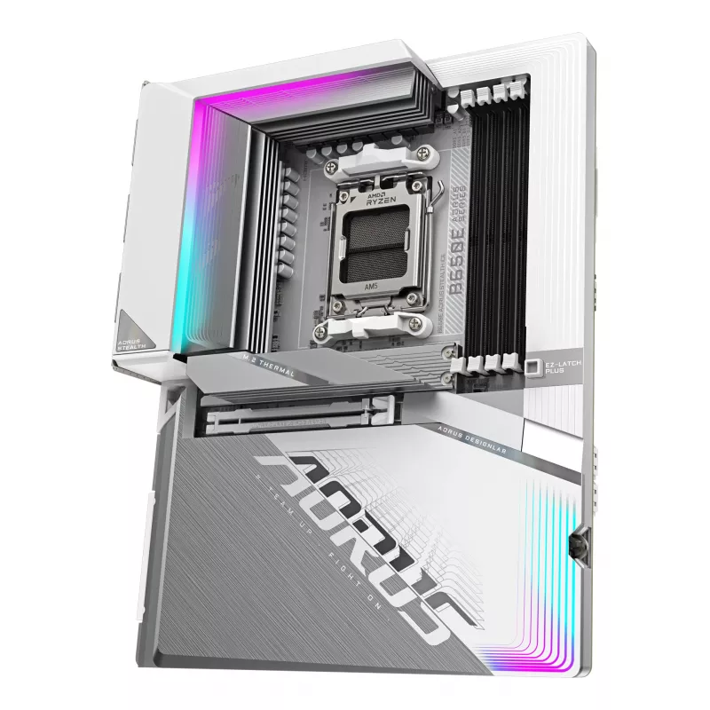 Motherboard GIGABYTE B650E AORUS STEALTH ICE, AMD B650E, Socket AM5, ATX