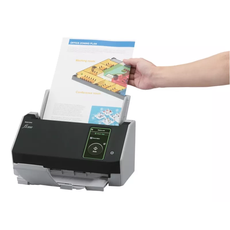 Ricoh fi-8040 ADF + Manual feed scanner 600 x 600 DPI A4 Black, Grey