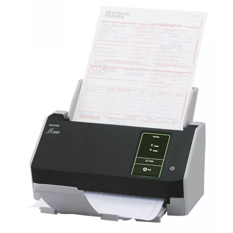 Ricoh fi-8040 ADF + Manual feed scanner 600 x 600 DPI A4 Black, Grey