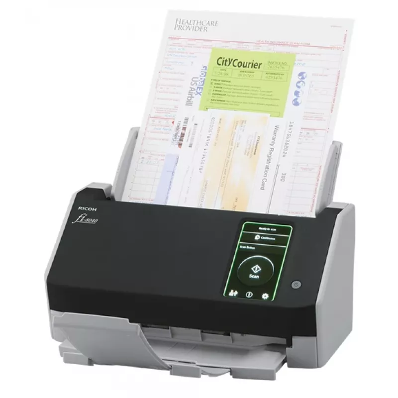 Ricoh fi-8040 ADF + Manual feed scanner 600 x 600 DPI A4 Black, Grey