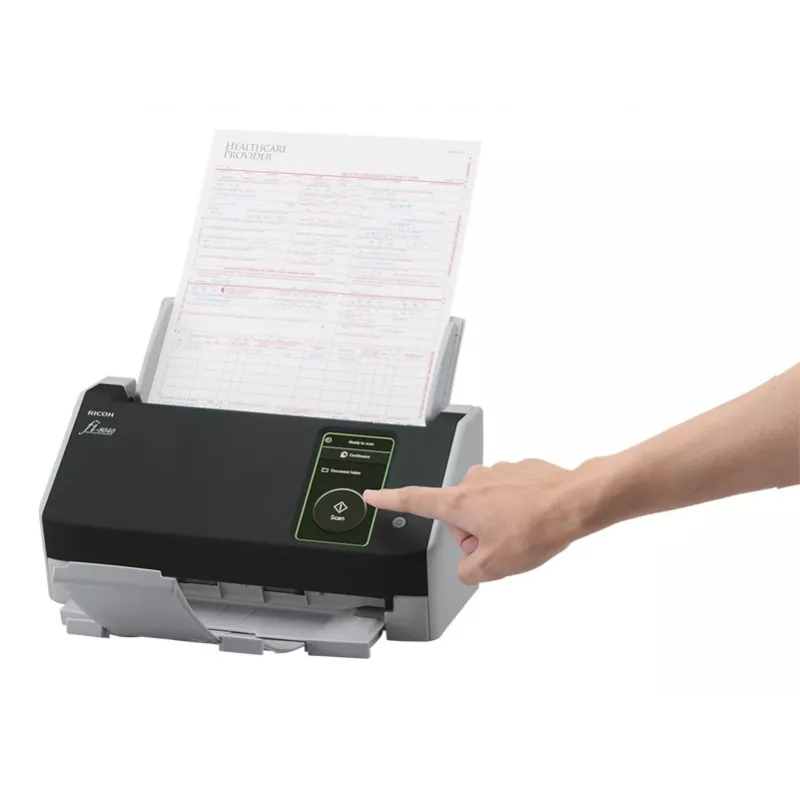 Ricoh fi-8040 ADF + Manual feed scanner 600 x 600 DPI A4 Black, Grey