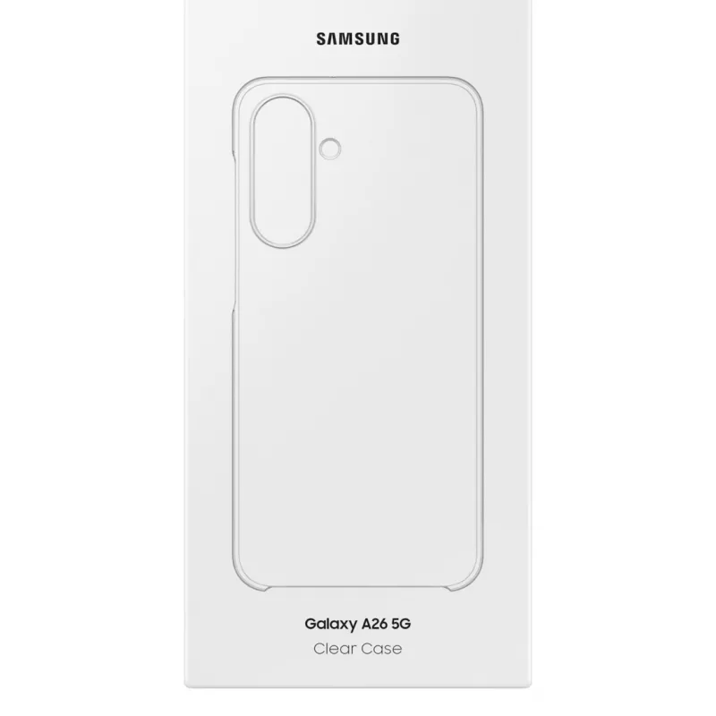 Samsung EF-QA266 mobile phone case 17 cm (6.7 inch) Cover Transparent