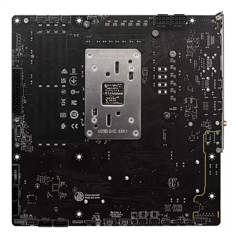 MSI B650M PROJECT ZERO motherboard AMD B650 Socket AM5 micro ATX