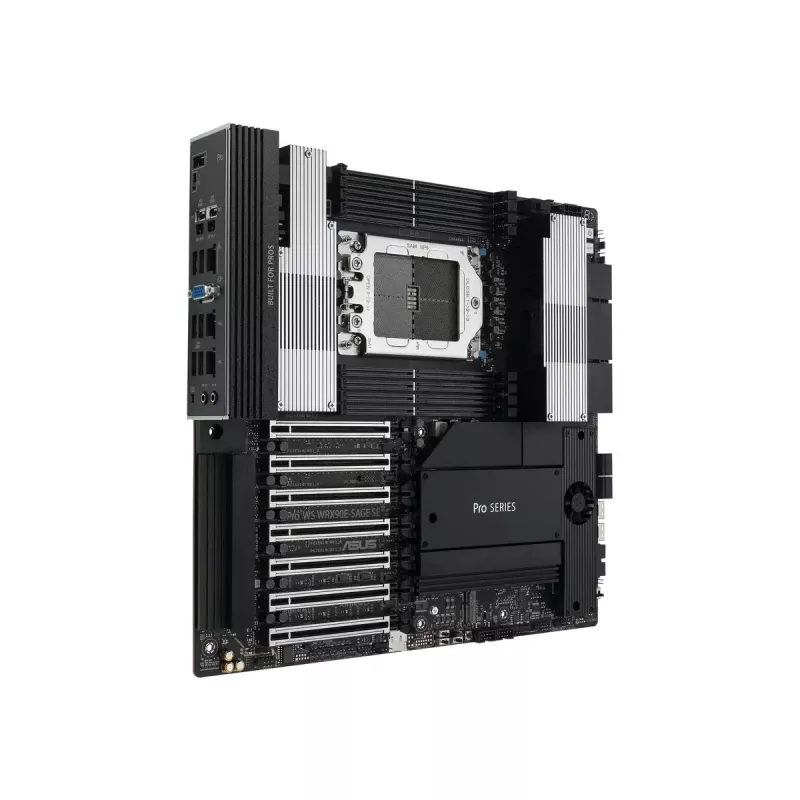 Motherboard ASUS PRO WS WRX90E-SAGE SE, AMD WRX90 chipset, Socket sTR5, EEB, 8x DDR5 DIMM, 7x PCIe x16 GEN5, 4x M.2, 2x USB4 GEN3X2