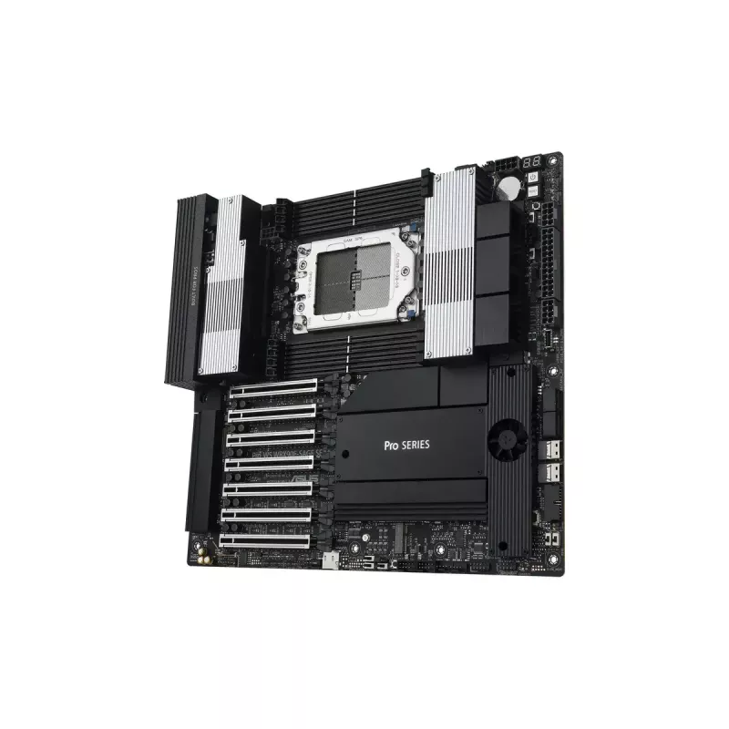 Motherboard ASUS PRO WS WRX90E-SAGE SE, AMD WRX90 chipset, Socket sTR5, EEB, 8x DDR5 DIMM, 7x PCIe x16 GEN5, 4x M.2, 2x USB4 GEN3X2