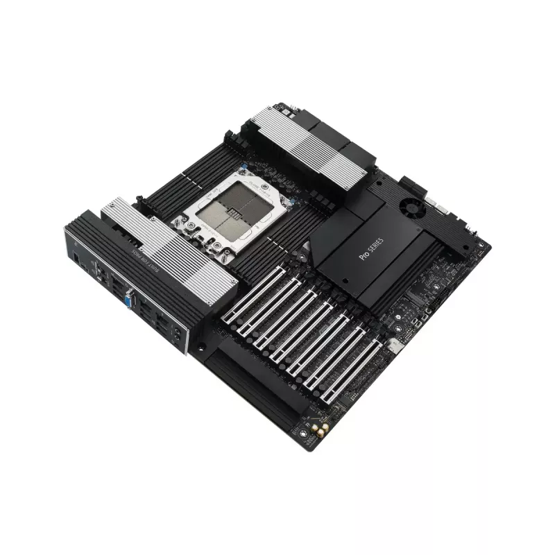 Motherboard ASUS PRO WS WRX90E-SAGE SE, AMD WRX90 chipset, Socket sTR5, EEB, 8x DDR5 DIMM, 7x PCIe x16 GEN5, 4x M.2, 2x USB4 GEN3X2