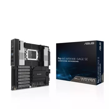 Motherboard ASUS PRO WS WRX90E-SAGE SE, AMD WRX90 chipset, Socket sTR5, EEB, 8x DDR5 DIMM, 7x PCIe x16 GEN5, 4x M.2, 2x USB4 GEN3X2