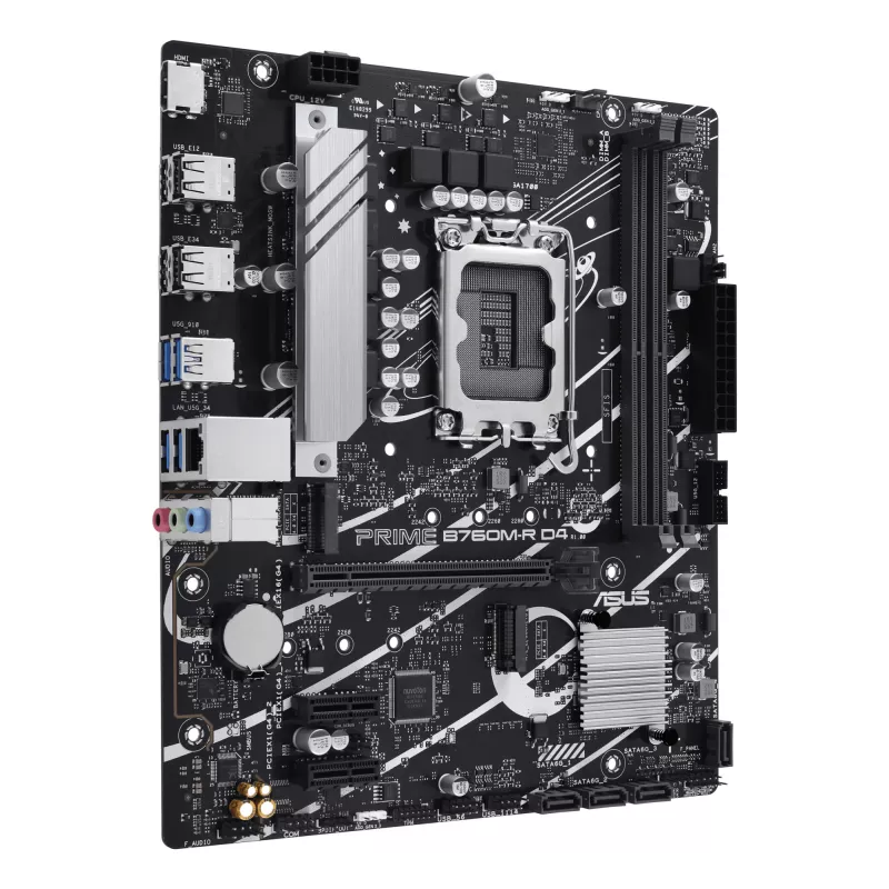 Motherboard ASUS PRIME B760M-R D4 Intel B760 LGA 1700 micro ATX
