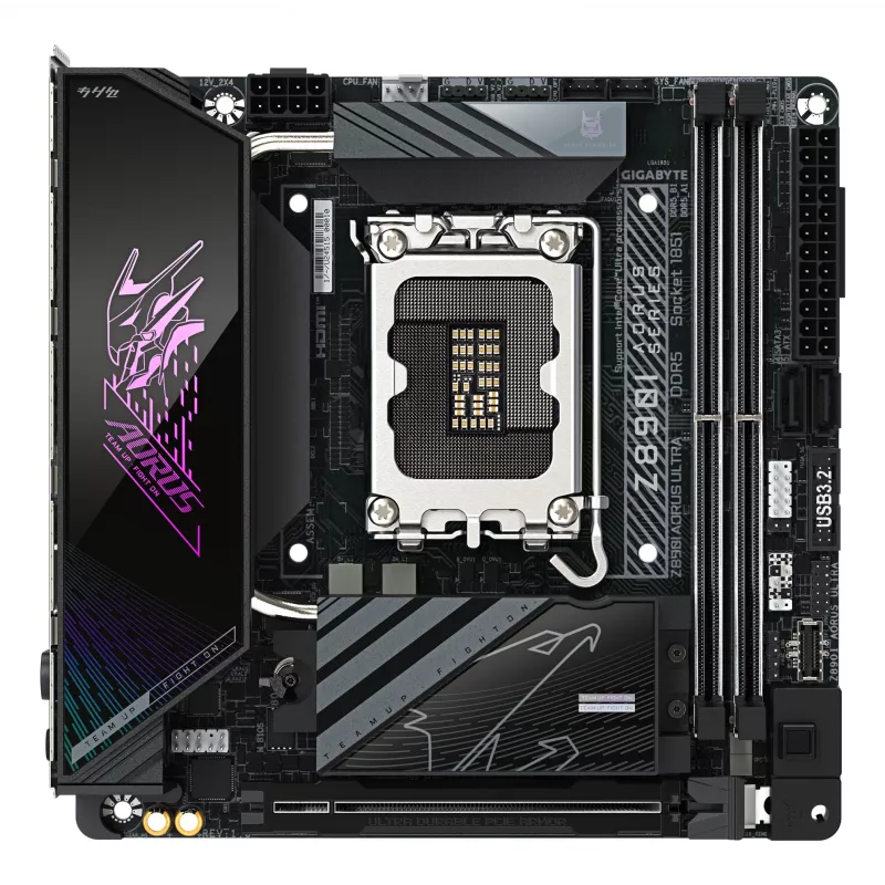 Motherboard GIGABYTE Z890I AORUS ULTRA, Intel Chipset, LGA 1851, mini ITX