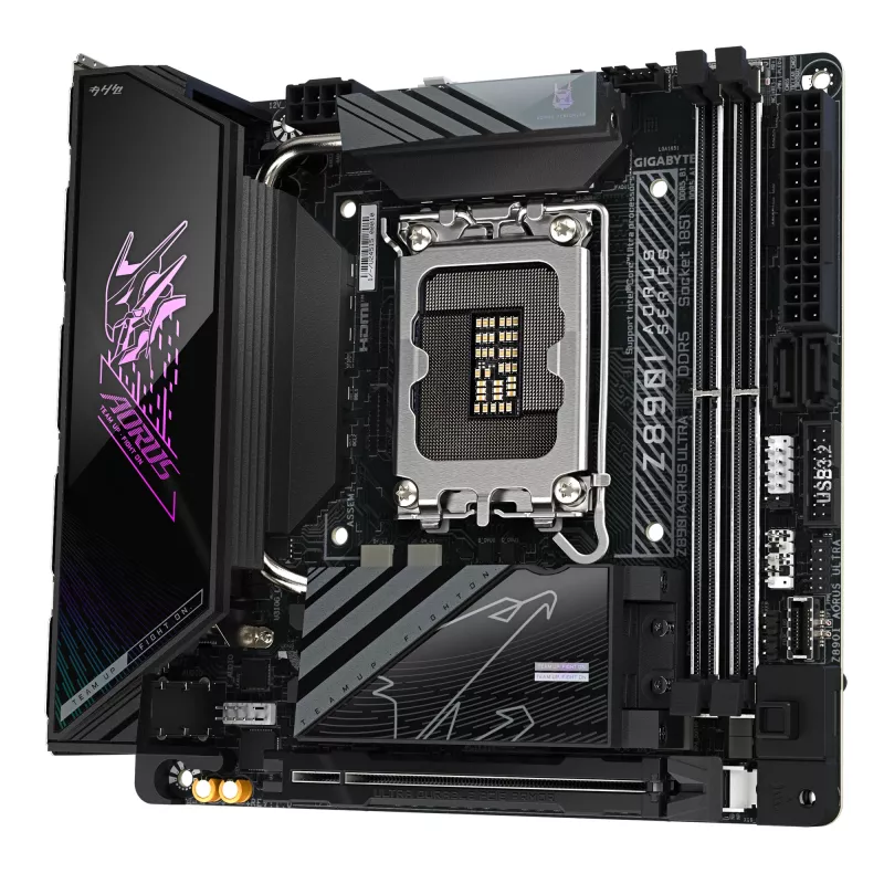 Motherboard GIGABYTE Z890I AORUS ULTRA, Intel Chipset, LGA 1851, mini ITX