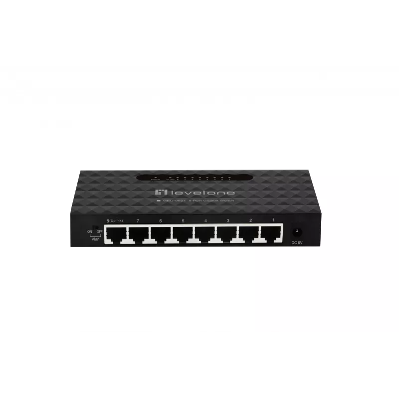 LevelOne GEU-0821 network switch Managed Gigabit Ethernet (10/100/1000)