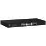 LevelOne Switch 24x GE GEU-2431 19\” Rack Mount Kit Unmanaged Gigabit Ethernet (10/100/1000) 1U Black