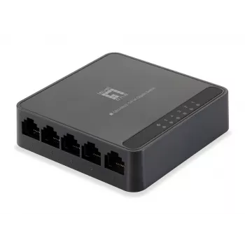 LevelOne 5-Port Gigabit Switch, Gigabit Ethernet (10/100/1000), Full duplex