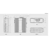 LevelOne 6-Port Gigabit Industrial Switch, 1 x SFP, 1 x SFP/RJ45 Combo, -40°C to 75°C, DIN-Rail