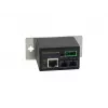 LevelOne RJ45 to SC Fast Ethernet Industrial Media Converter, Multi-Mode Fiber, 2km, -40°C to 75°C