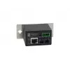 LevelOne RJ45 to SC Fast Ethernet Industrial Media Converter, Single-Mode Fiber, 30km, -40°C to 75°C