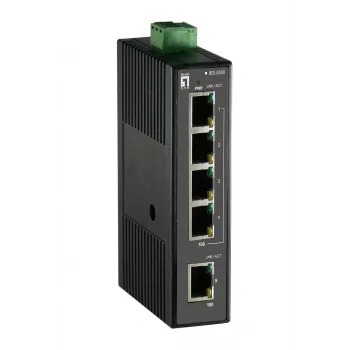 Unmanaged Switch LevelOne 5-Port Fast Ethernet Industrial Switch
