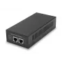 LevelOne Gigabit PoE Injector, 60W, 802.3at/af PoE, Gigabit Ethernet, 10,100,1000 Mbit/s, IEEE 802.3af, IEEE 802.3at, IEEE 802.3bt, Black, Power, 60 W