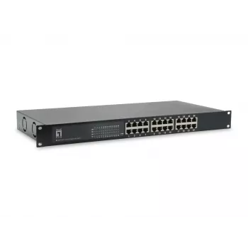 LevelOne 24-Port Gigabit PoE Switch, 802.3at/af PoE, 630W
