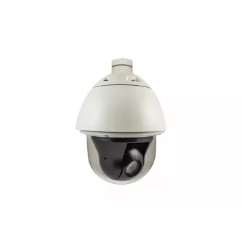 LevelOne HUBBLE PTZ Dome IP Network Camera, 2-Megapixel, 30X Optical Zoom, Indoor/Outdoor, two-way audio, 802.3at PoE