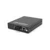 LevelOne RJ45 to SC Managed Gigabit Media Converter, Single-Mode Fiber, 20km