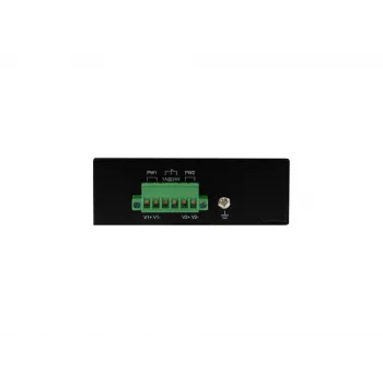 LevelOne 8-Port Fast Ethernet PoE Industrial Switch, 4 PoE Outputs, 802.3at/af PoE, 126W, -40°C to 75°C