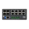 LevelOne TURING 12-Port L3 Lite Managed Gigabit Industrial Switch, 4 x SFP, DIN-Rail, -40°C to 75°C