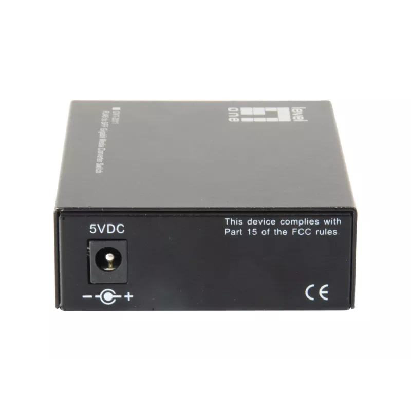 LevelOne RJ45 to SFP Gigabit Media Converter Switch, 2 x SFP, 1 x RJ45
