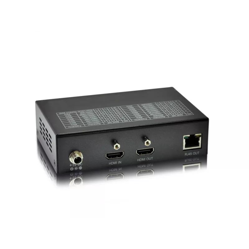 LevelOne HDMI over Cat.5 Transmitter, 300m, 1920 x 1200 pixels, AV transmitter, 300 m, Black