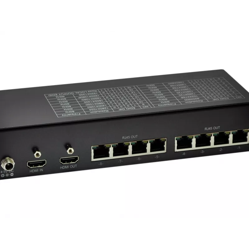 LevelOne HDMI over Cat.5 Transmitter, 300m, 8 Channel Outputs
