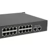 LevelOne 34-Port Fast Ethernet PoE Switch, 802.3at/af PoE, 32 PoE Outputs, 2 x Gigabit RJ45, 250W
