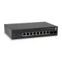 LevelOne 10-Port Web Smart Gigabit PoE Switch, 8 PoE Outputs, 2 x Gigabit SFP, 70W