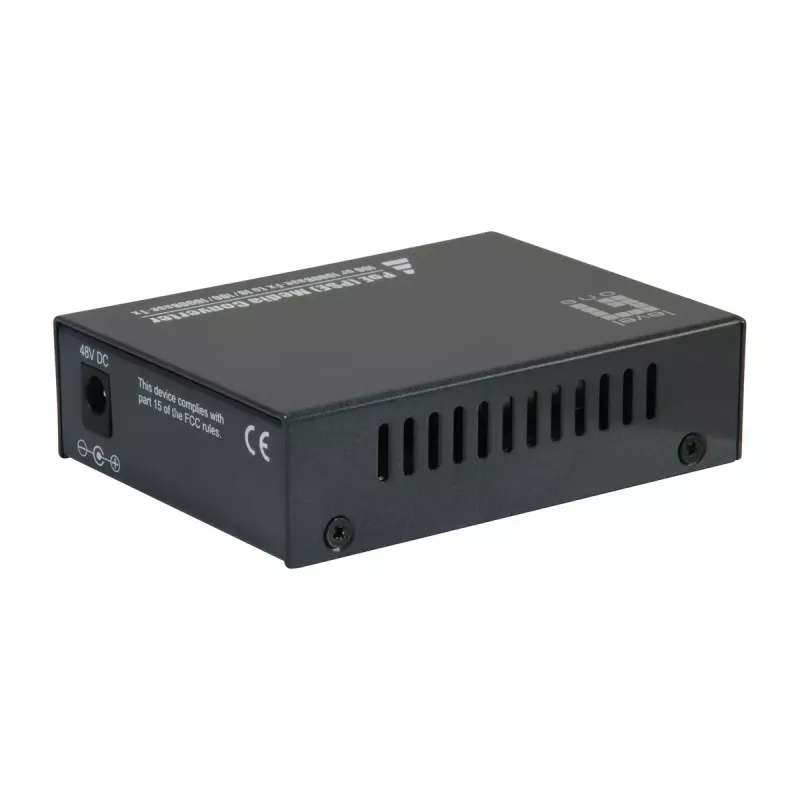 LevelOne RJ45 to SFP Gigabit Media Converter, PoE PSE