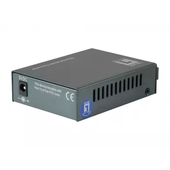 LevelOne RJ45 to SC Fast Ethernet Media Converter, Single-Mode Fiber, 1310nm, 40km