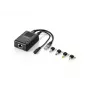 LevelOne Fast Ethernet PoE Splitter, 802.3af PoE, 5-12V DC Output