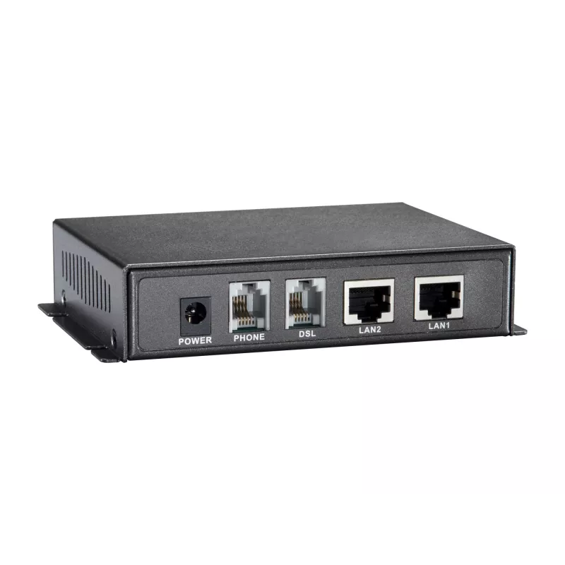 LevelOne VDS-1201 network media converter 100 Mbit/s Black