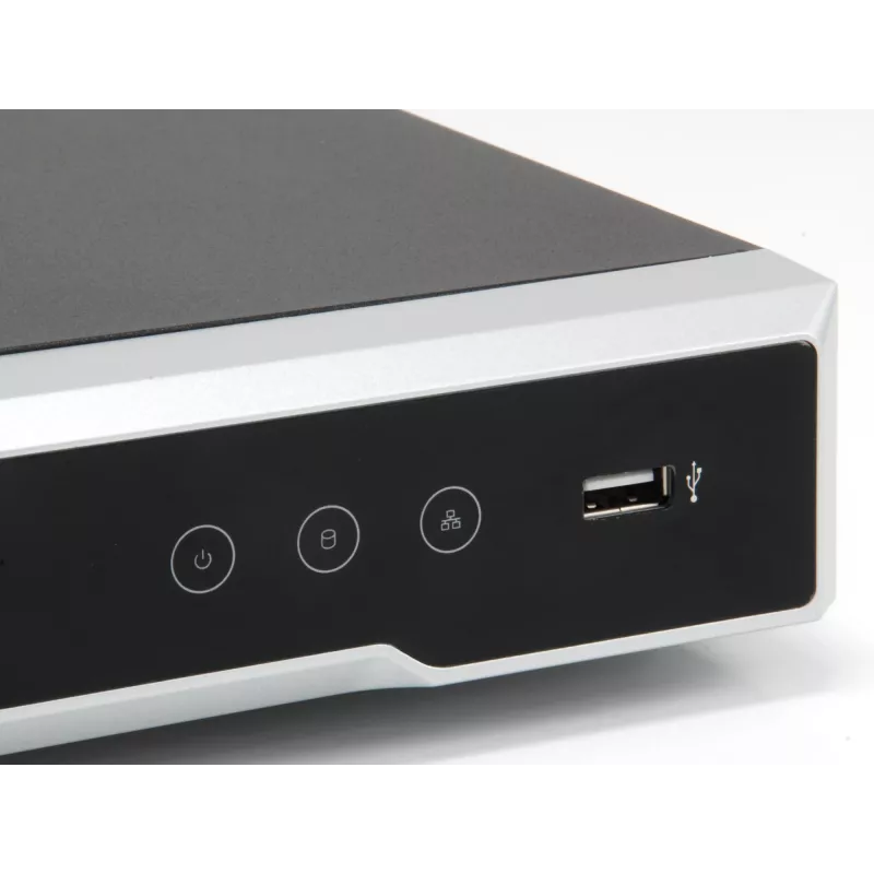 LevelOne GEMINI 8-Channel PoE Network Video Recorder, 8 PoE Outputs, H.265
