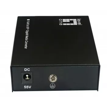 LevelOne RJ45 to SFP Gigabit Media Converter, 802.3bt 60W PoE PSE