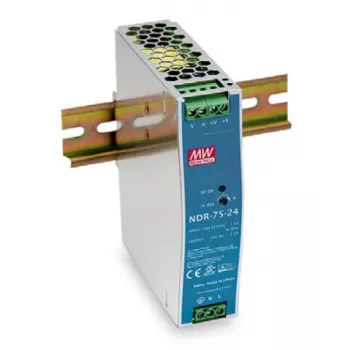 LevelOne 24V DC Industrial Power Supply, 75W, DIN-Rail,-20 ~ +70 ℃